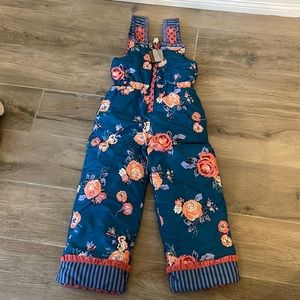 Matilda Jane ski jacket and ski bibs.